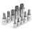 Triple Square Spline Bit Socket Set Premium Alloy Spline Socket Bit Set ,Drive M4-M18 and Cr-V Sockets for Professionals 1