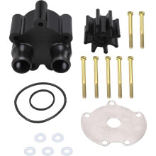 807151A14 Sea Water Pump Housing and Impeller Repair Kit Replacement for Bravo Engines Water Pump