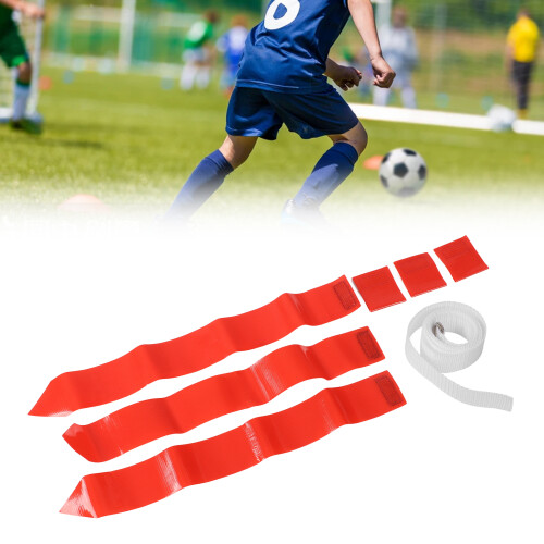 Fußballgürtel Jugend Flaggen Rot Übungen 2