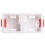 2pcs UK Standard 2x4/2x5cm Drywall Back Box - Concealed Socket &  Junction Box for Wall Installation 1