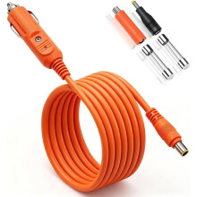 Upgraded 14AWG Car Charging Cable for Jackery Explorer Station Accessories Cigarette Lighter Charger Cord - /10FT