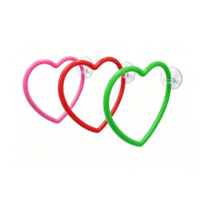 Heart Shape Floating Fish Feeding - Aquarium Plant Isolation Window Feeder Decor Accessory