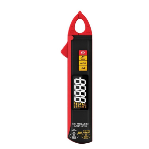 UX1 Digital Clamp Meter 100A Auto-Ranging Non-Contact Current Voltage Frequency Temperature Voltmeter Multimeter