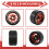 Conjunto de 4 Rodas Beadlock Liga de Alumínio 1,9 Polegadas para Carros RC Crawler 1/10 7