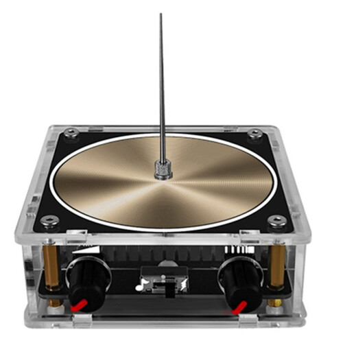 Touchable  Coil  Generator - BT Audio Input Science Experiment Kit for Education & Entertainment UK Plug