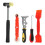 5 PCS Window Glazing Tool Kit, Efficient Screen Installation Set with Nonslip Handles for Home Offices Workshop 1