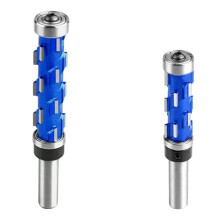 Woodworking Double Bearing Trimming Composite Spiral Trimming Knife Engraving Milling Cutter Bearing CNC Engraving Tool