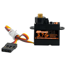 DSpower 3.7G Metal Gear Digital Servo Coreless Motor  Servo for RC Vehicles, Waterproof and Durable