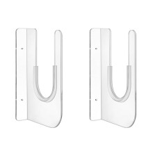 2pcs Surfboard Wall Mount Rack Clear Acrylic Wall Surfboard Display Horizontal Storage Holder Longboard Storage Rack