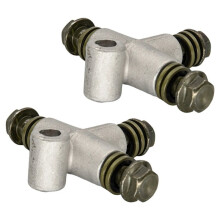 2 Stück T-Förmiger Bremsleitungsverteiler/Adapter (10 mm) für Go-Karts und ATVs, Bremsverbinder, 3-Wege-Adapter
