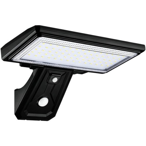 Solar Wall Lamp Outdoor Waterproof Wall Light PIR Motion Sensor Light with Remote Control 3 Adjustable Sensing Modes