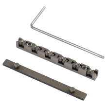 Gefräster Gitarrensattel Aus Titanlegierung - 42-mm-Rollensaitenniederhalter für ST/LT-E-Gitarren, für Leichtgängiges Stimmen
