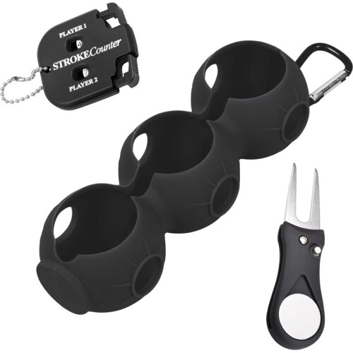 Accessory Set with Silicone  Cover Lawn Repair Fork and Score Counter Essential Golfing Tools