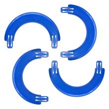 Ensemble de 4 Circuits en Boucle à 180 Degrés - Extension de Courbe Inclinée pour et Voitures Miniatures Compatibles