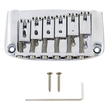 6-Saitige E-Gitarre mit Festem Steg, Ohne Tremolo, Chrom/Glanzschwarz/Gold-Finish C