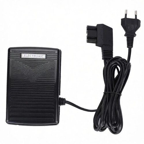 Sewing Machine Foot Pedal Controller with Power Cord - Compatible with 800, 810, 811, 817 Models EU Plug