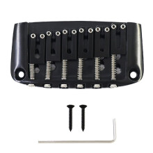 6-Saitige E-Gitarre mit Festem Steg, Ohne Tremolo, Chrom/Glanzschwarz/Gold-Finish A