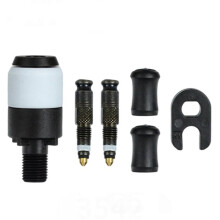 3542 Clik für Valve Umrüstsatz für SV- auf SCV-Pumpenadapter, Kompatibel mit Herkömmlichen/Elektrischen SV-Pumpen, Fahrradteile