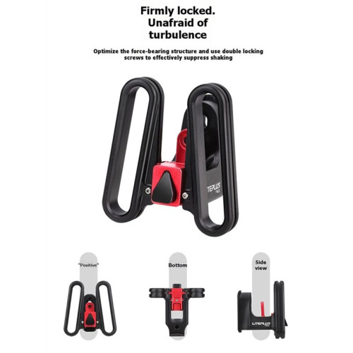 LITEPLUS Folding Bike Bag Block Bracket for  Front Bag for  Neo Block Quick Release Front Carrier Block 1