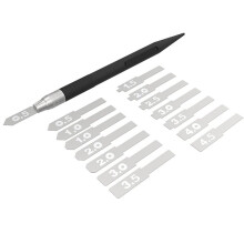 Rundlochbohrer GJ3008C mit Flachem Boden für Modellbausätze, Plastikmodellbau, DIY-Hobby-Bastelzubehör