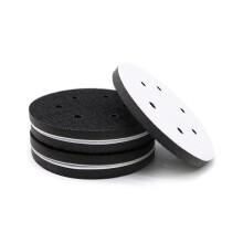 3 Stuks 6 Inch 6-Gaats Spons Schuurpads voor Excentrische Schuurmachines, Auto-Onderhoud, Houtbewerking, Polijsten en Afwerken
