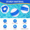 2Pcs 1.25" Pool Hose, 59" Long Accessory Pool Pump Replacement Hoses, Compatible with All Above Ground Pool Filter Pumps 6