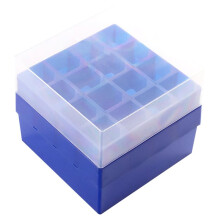 Caja para Tubos de Centrífuga, Caja de Plástico para Congelador con 16/36 Rejillas, con Número de Serie, Caja para Tubos de Criopreservación, para