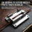Leather Strap Cutter Machine, 80mm Adjustable Leather Cutting Tool with Scale Ruler, Strip Cutting Machine for Belts 1