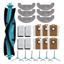 MS1 MAX Replacement Parts for MONSGA MS1 MAX Robot Vacuum, Roller Brush, HEPA Filters, Mops, Dust Bags, Side Brushes