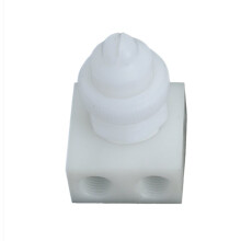 Small Device Air-Water Mixing Dust Reduction Humidification Spray Non-Adjustable Nozzle PP Air Atomizing Nozzle