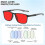 Sports Sunglasses Advanced  Light Blocking Glasses with 7-Layer Coating for Optimal Eye Protection 4