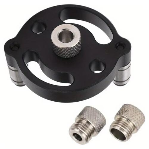 Woodworking Pocket Hole Jig,Self-Centering Vertical Doweling Jig Drill Guide Locator,Hole Puncher Carpentry Joint Tool B