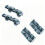 2-Pack WD28X27241 Interchangeable Carrier Roller Kit Durable Lower Rack Wheel Fit for GE Dishwashers 4