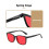 Black Sunglasses Advanced  Light Blocking Glasses with 7-Layer Coating for Optimal Eye Protection with Red Lenses 3