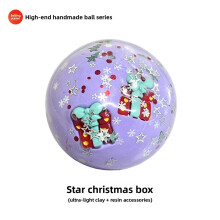 (StarChristmasBox)Christmas Stress Relief Toy With Slow Rebound Tpr Material And Fruit Deer Design