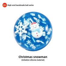 (Snowman)Christmas Stress Relief Toy With Slow Rebound Tpr Material And Fruit Deer Design