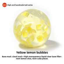 (Lemon)Christmas Stress Relief Toy With Slow Rebound Tpr Material And Fruit Deer Design