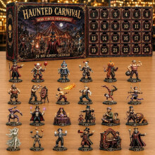 (Circus)Holiday Advent Calendar With Acrylic Parts For Halloween Party Decoration Gift