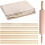 12 Pcs Pottery Tools Kit for Clay Pottery Rolling Pin Guide 10 Pcs 5 Size Rolling Pin Guide, Linen Tablecloth Mat 1