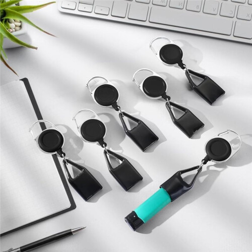 24 PCS Retractable Lighter Case Holder Keychain , Stretchable Lighter Case with Belt Clip 1