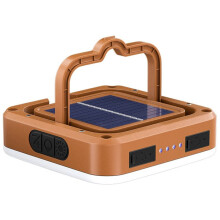 Outdoor COB Camping Solar Lamp Portable Rechargeable Hanging Light Waterproof Hiking Fishing Home Emergency Lantern Hook