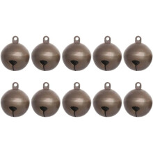 Lot de 10 Petites Clochettes en Bronze, 25 mm, en Alliage Vintage Couleur Cuivre, pour Colliers et Bracelets de Noël