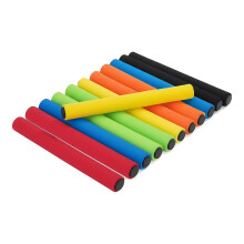 Lot de 12 Bâtons D'Entraînement pour Relais, Bâtons de Course avec Poignée en Mousse pour L'Athlétisme, la Salle de Sport et la Course à Pied
