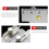 Welding Inspection Gauge 0-40mm Stainless Steel  Measuring Tool with  Angle Bite Depth 6