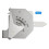 Welding Inspection Gauge 0-40mm Stainless Steel  Measuring Tool with  Angle Bite Depth 2