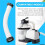 3 St Poolslangar för Ovanmarkspool, för  11535 Poolpump Ovanmarkspoolers Filterpump Slangar 4