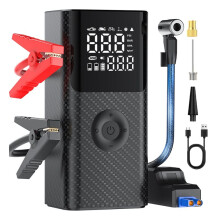 Car Jump 6000mah Battery Air Blower Portable Car Tire Inflator Pump Emergency LED Light Multifunction Device