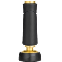 4inch Brass High-Pressure Nozzle for Garden Hose Watering and Irrigation Watering Car Washing Furniture Cleaning
