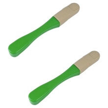 2 Peças de Protetor de Silicone para Alisamento de Azulejos, Ferramenta Auxiliar Profissional para Acabamento de Rachaduras e Juntas de Paredes.