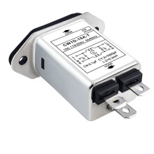 AC 250V 10A IEC 320 C14 Male Plug 3 Pins Black PCB Panel Power Socket Connector EMI Filter